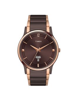 Timex - Trendline Round 39mm Brown Dial Analog Men Watch - TW000R464