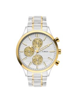 Timex - Men Grey Round Dial Analog Watch - TW000T320 (M)