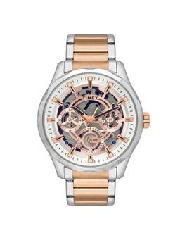 Timex - Signio Round 21mm Rose Gold Dial Analog Men Watch - TW0TG7629