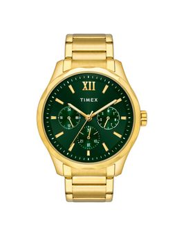 Timex - Men Green Round Dial Analog Watch - TW0TG7635 (M)