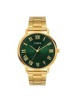 Timex - Men Green Round Dial Analog Watch - TW0TG8024 (M)
