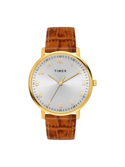 Timex - Men Silver Round Dial Analog Watch - TW0TG8026 (M)