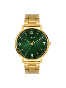 Timex - Men Green Round Dial Analog Watch - TW0TG8027 (M)