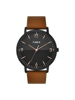 Timex - Men Black Round Dial Analog Watch - TW0TG8031 (M)