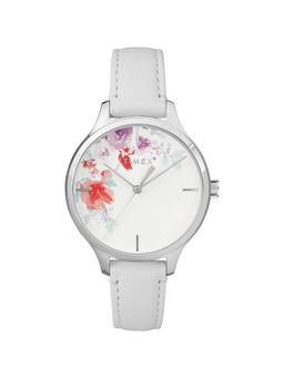 Timex - Women Crystal White Round Dial Analog Watch - TW2R66800UJ (M)