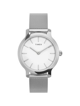 Timex - Women Transcend White Round Dial Analog Watch - TW2U86700UJ (M)