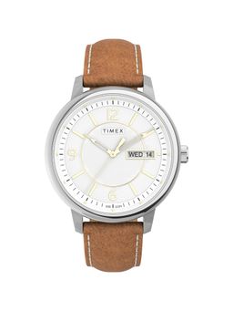 Timex - Men Chicago White Round Dial Analog Watch - TW2V28900UJ (M)