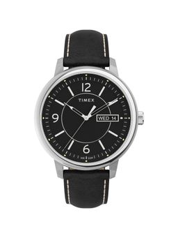 Timex - Men Chicago Black Round Dial Analog Watch - TW2V29200UJ (M)