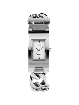 Timex - Unisex Ufc Street White Rectangular Dial Analog Watch - TW2V55600X6 (M)