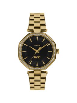 Timex - Women Ufc Jewel Black Octagon Dial Analog Watch - TW2V83100X6 (M)