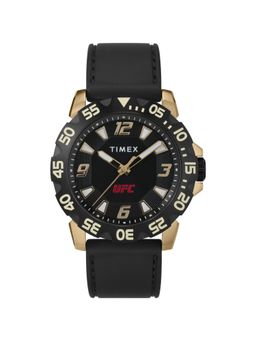 Timex - UFC Round 21mm Black Dial Analog Men Watch - TW2V84400X6