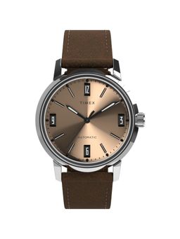 Timex - Men Marlin Brown Round Dial Analog Watch - TW2W33800U9 (M)