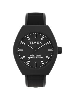 Timex - Unisex Trend Black Rectangular Dial Analog Watch - TW2W42100UJ (M)