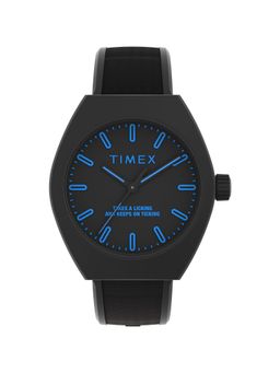 Timex - Unisex Trend Black Rectangular Dial Analog Watch - TW2W42300UJ (M)