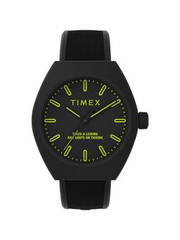 Timex - Unisex Trend Black Rectangular Dial Analog Watch - TW2W42400UJ (M)