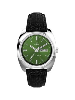 Timex - Men Q Timex Green Round Dial Analog Watch - TW2W44700U9 (M)