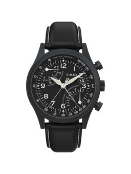 Timex - Men Waterbury Black Round Dial Analog Watch - TW2W48000UJ (M)