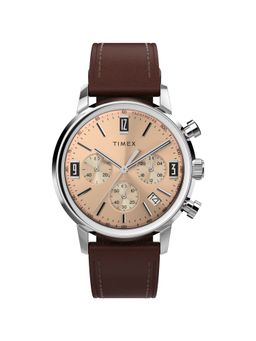 Timex - Marlin Round 21mm Rose Gold Dial Analog Men Watch - TW2W51400UJ