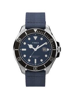 Timex - Trend Round 43mm Blue Dial Analog Men Watch - TW2W62700UJ