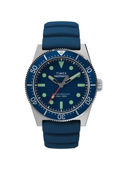 Timex - Waterburry Round 40mm Blue Dial Analog Men Watch - TW2W74600UJ