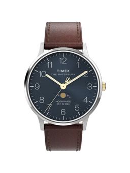 Timex - Waterburry Round 21mm Blue Dial Analog Men Watch - TW2W75600UJ
