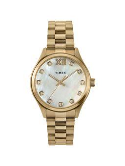 Timex - Women Trend White Round Dial Analog Watch - TW2W85400UJ (M)