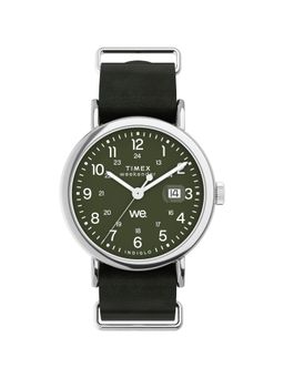 Timex - Weekender Round 40mm Green Dial Analog Men Watch - TW2W87000UJ