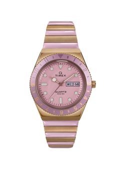 Timex - Women Q Timex Pink Round Dial Analog Watch - TW2W87600UJ (M)