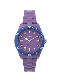 Timex - Women Trend Purple Round Dial Analog Watch - TW2Y04800UJ (M)