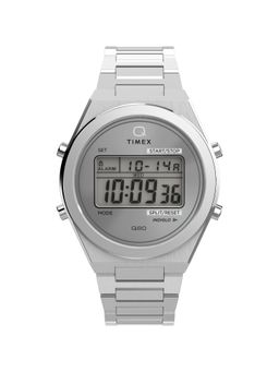 Timex - Men Q Timex Grey Round Dial Digital Watch - TW2Y09800UJ (M)
