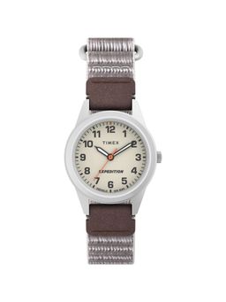 Timex - Women Field Cream Round Dial Analog Watch - TW4B25700JQ (M)