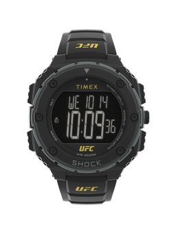 Timex - Men Ufc Strength Black Round Dial Digital Watch - TW4B272000D (M)
