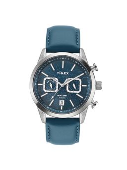 Timex - Men Blue Round Dial Analog Watch - TWEG17608 (M)