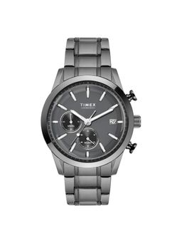 Timex - Men Grey Round Dial Analog Watch - TWEG17613 (M)