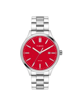 Timex - Men Red Round Dial Analog Watch - TWEG18431 (M)