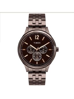 Timex - Men Brown Round Dial Analog Watch - TWEG18436 (M)