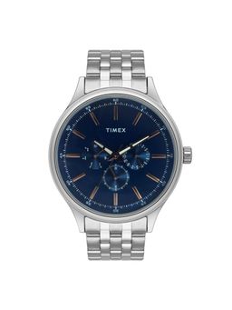 Timex - Men Blue Round Dial Analog Watch - TWEG184SMU10 (M)