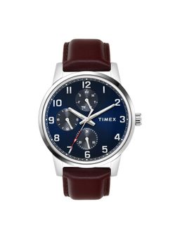 Timex - Men Blue Round Dial Analog Watch - TWEG18906 (M)