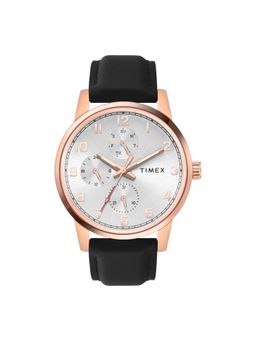 Timex - Men Silver Round Dial Analog Watch - TWEG18908 (M)