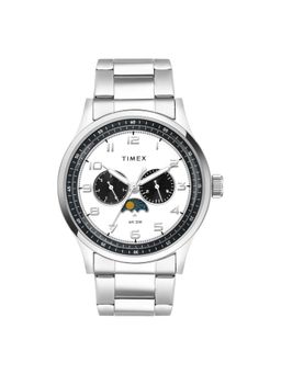 Timex - Men White Round Dial Analog Watch - TWEG19609 (M)