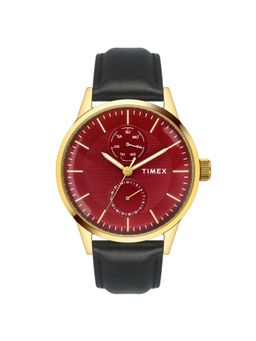 Timex - Men Red Round Dial Analog Watch - TWEG19938 (M)