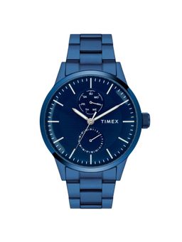 Timex - Men Blue Round Dial Analog Watch - TWEG19940 (M)