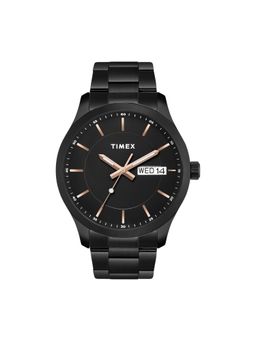 Timex - Men Black Round Dial Analog Watch - TWEG20803 (M)