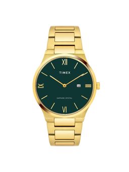 Timex - Men Green Round Dial Analog Watch - TWEG23605 (M)