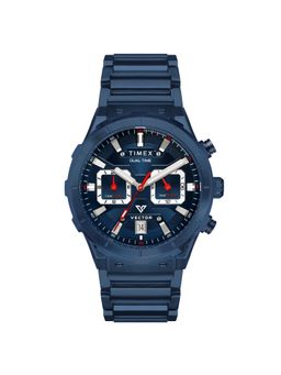 Timex - Men Blue Round Dial Analog Watch - TWEG24801 (M)