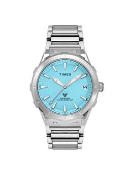 Timex - Men Blue Round Dial Analog Watch - TWEG24804 (M)