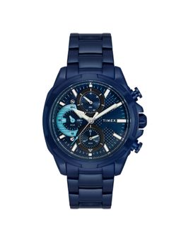 Timex - Men Blue Round Dial Analog Watch - TWEG25003 (M)