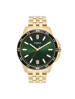 Timex - Men Green Round Dial Analog Watch - TWEG25302 (M)