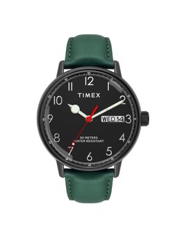 Timex - Men Black Round Dial Analog Watch - TWEG25402 (M)