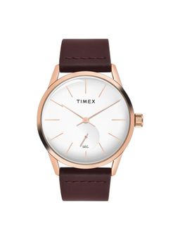 Timex - Men Silver Round Dial Analog Watch - TWEG25505 (M)